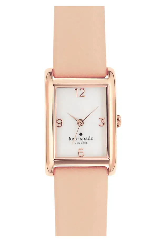 Kate Spade New York Leather Strap Watch