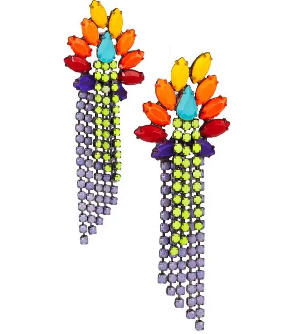 Colourful Swarovski Crystal Earrings