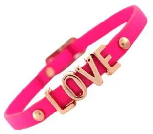8 Beautiful Neon Pink Bracelets ...