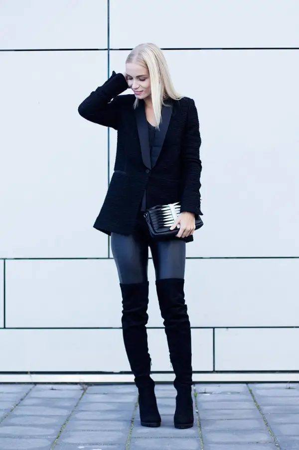 Tall Boots and a Clutch