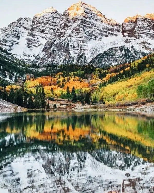 reflection, nature, wilderness, mountain, lake,