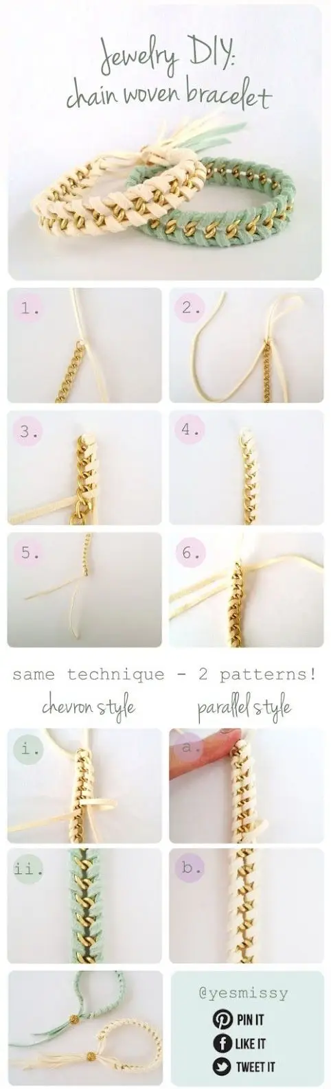 Chain Woven Bracelet