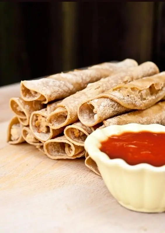 Clean Eating Chicken Taquitos