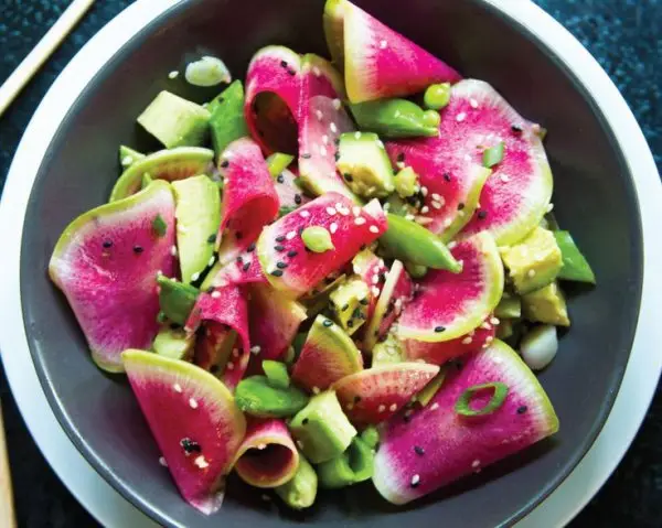 Watermelon Radish Salad