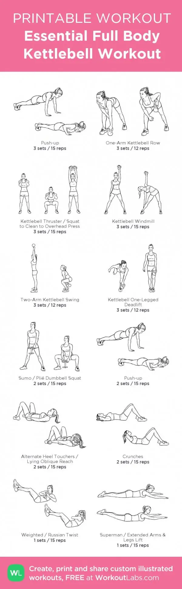 26 Kettlebell Exercises To Tone Every