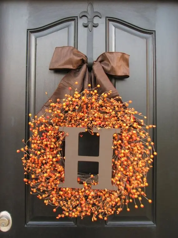 Thanksgiving Door Wreath