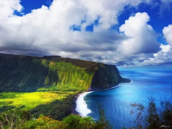 The Waipio Valley in Hawaii, USA