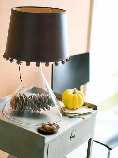 Pinecone Lamp: Inspiring Decorating Ideas for Fall...