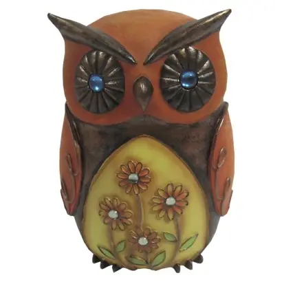 Jeweled Garden Statuary Owl
