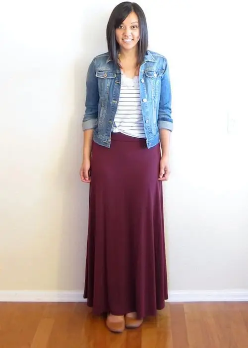 Here's 38 Ways to Wear a Maxi Skirt for the Most Adorable Outfits Ever ...