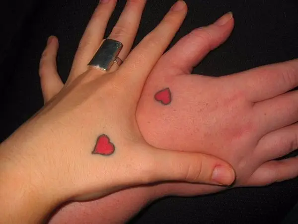 Matching Hand Tattoos