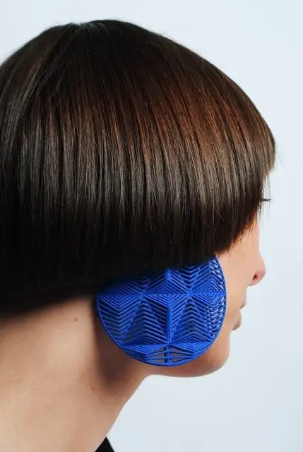 3D Printed Earrings by Theresa Burger