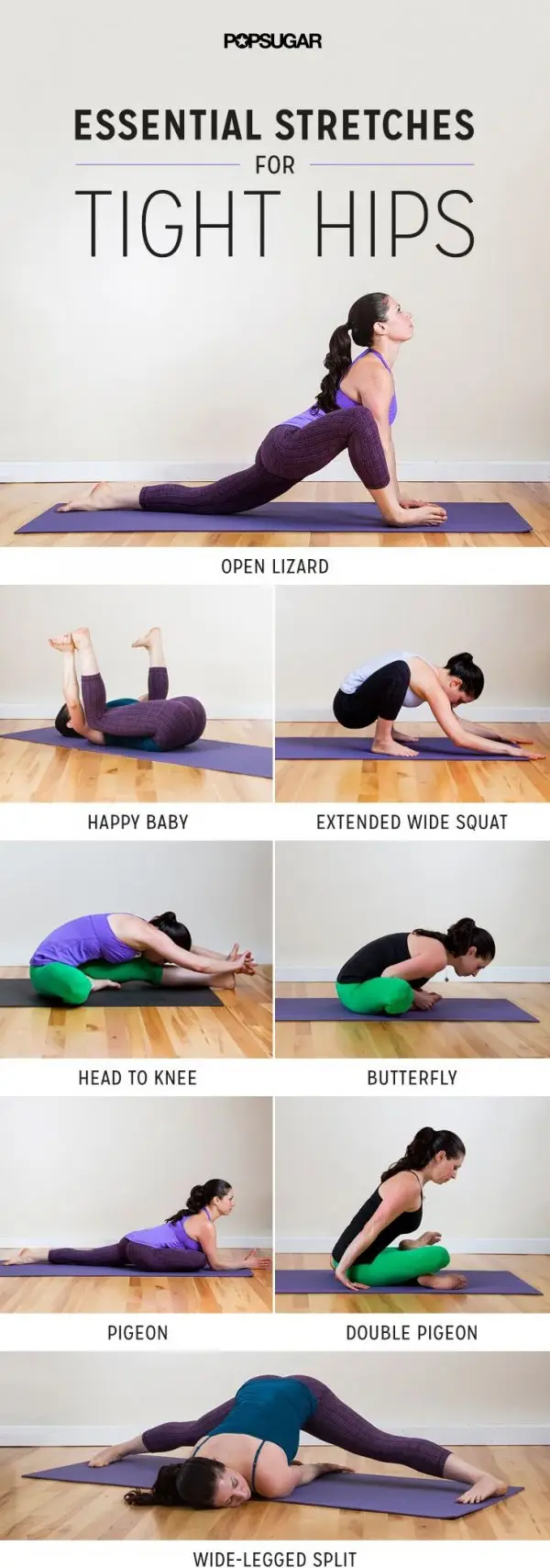 8 Hip-opening Stretches