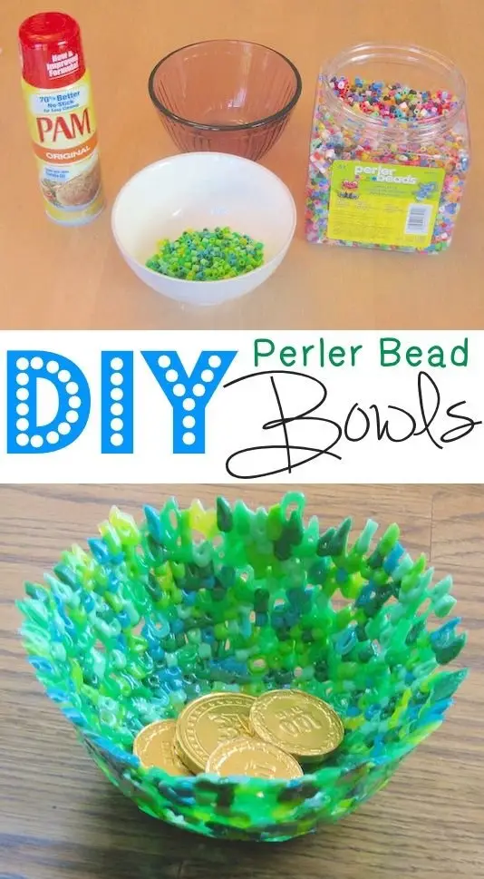 DIY Perler Bead Bowls