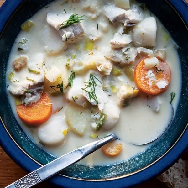Norwegian Cod and Root Vegetable Chowder