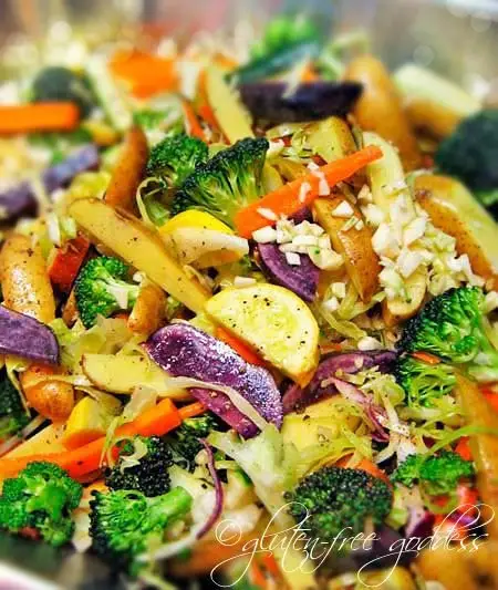 Pasta Smothered with Roasted Vegetables