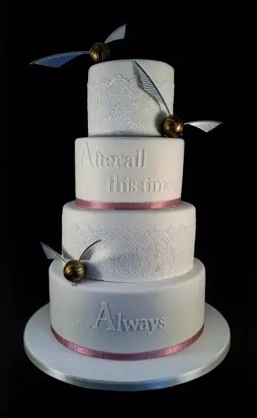 Harry Potter Wedding Cake Topper After All This Time Always Cake Topper Engaged