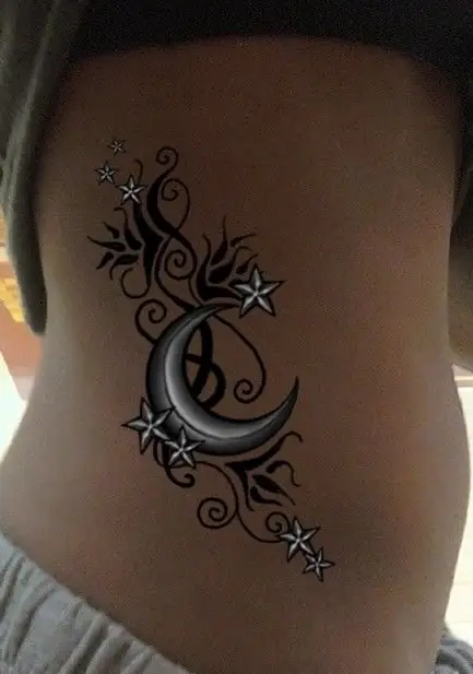 tribal moon and stars designs