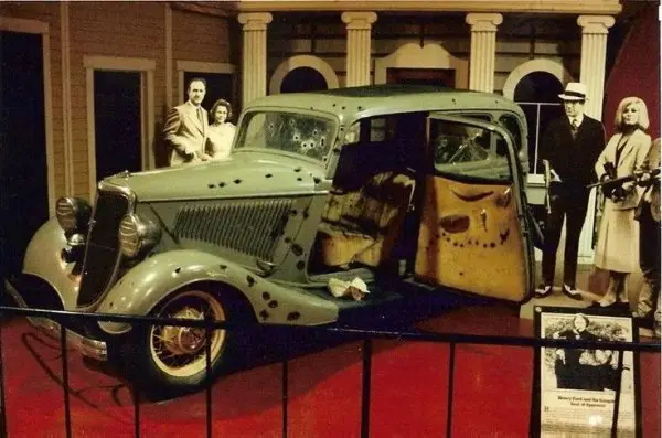 Bonnie and Clyde’s Death Car in Primm, Nevada