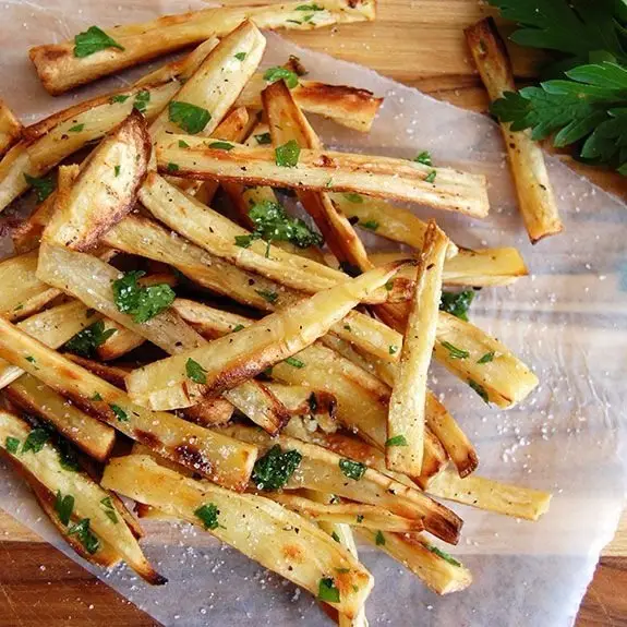 Addictive Parsnip Fries with Truffle Oil