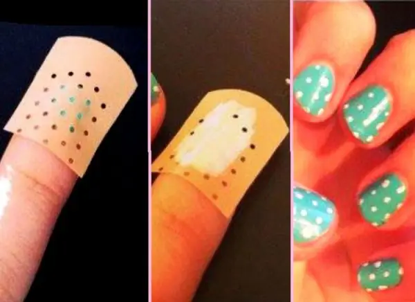 Create Tiny Polka Dots with a Band-Aid