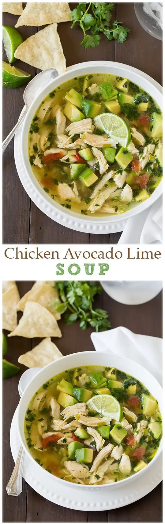 Chicken Avocado Lime Soup