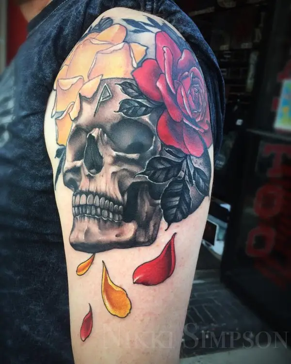 tattoo, skull, arm, tattoo artist, temporary tattoo,