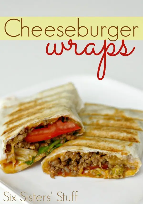 Cheeseburger Wraps