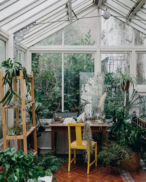 greenhouse, orangery, room, porch, outdoor structure,