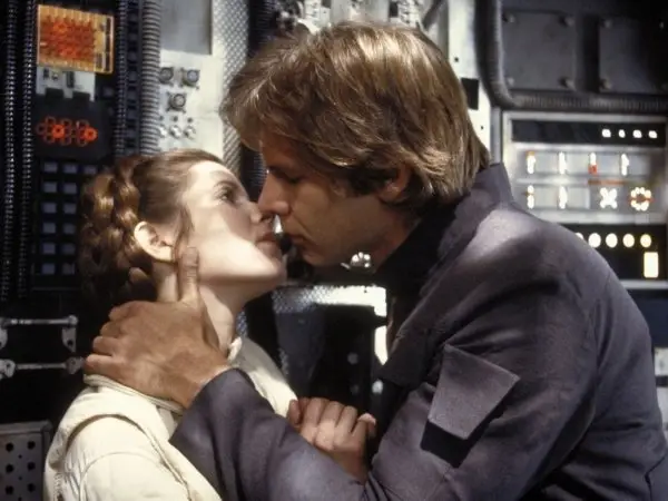 Han and Leia, "Star Wars: the Empire Strikes Back"