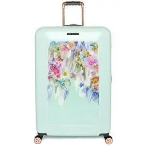 Hard Backed Suitcase in Floral