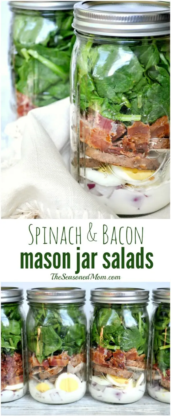A Month of Mason Jar Salads! - The Seasoned Mom