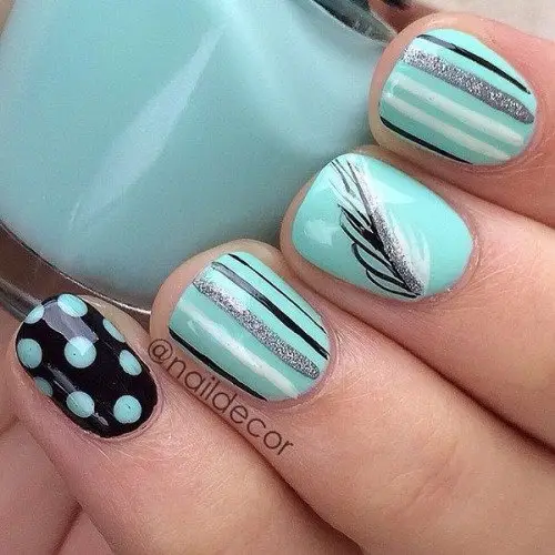 Stripes, Dots and Feathers