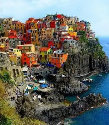 Cinque Terre, Italy,Manarola,coast,geographical feature,town,