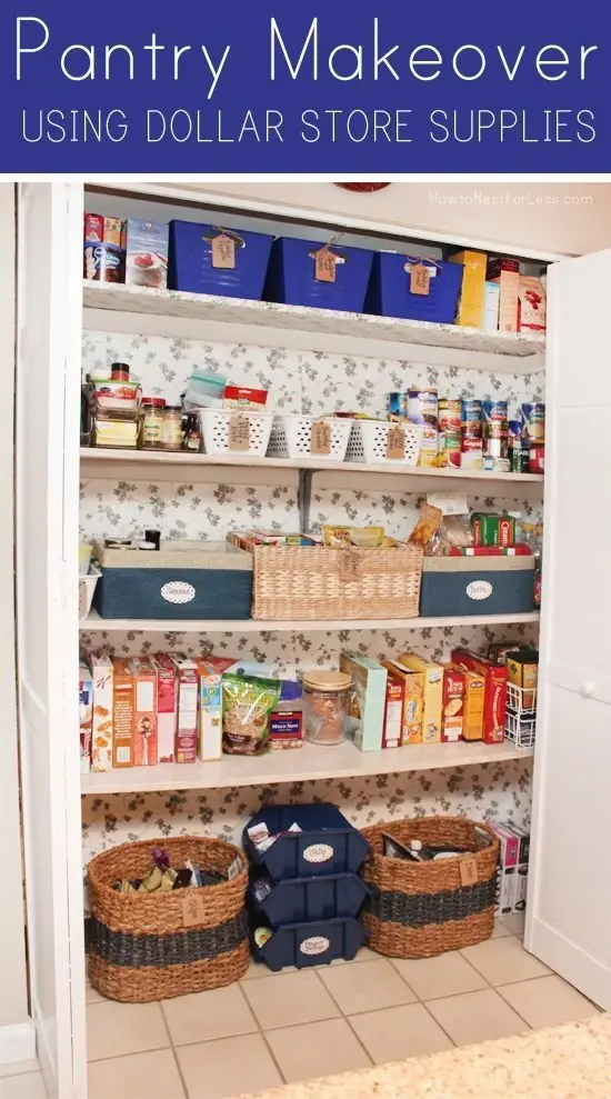 20 DOLLAR TREE ORGANIZATION HACKS FOR KITCHEN AND PANTRY