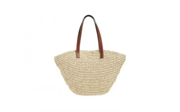 handbag, bag, brown, straw, shoulder bag,