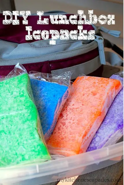 Sponges Can Be Used as DIY Lunchbox Ice Packs