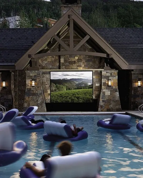 Swimming Pool with Home Theatre