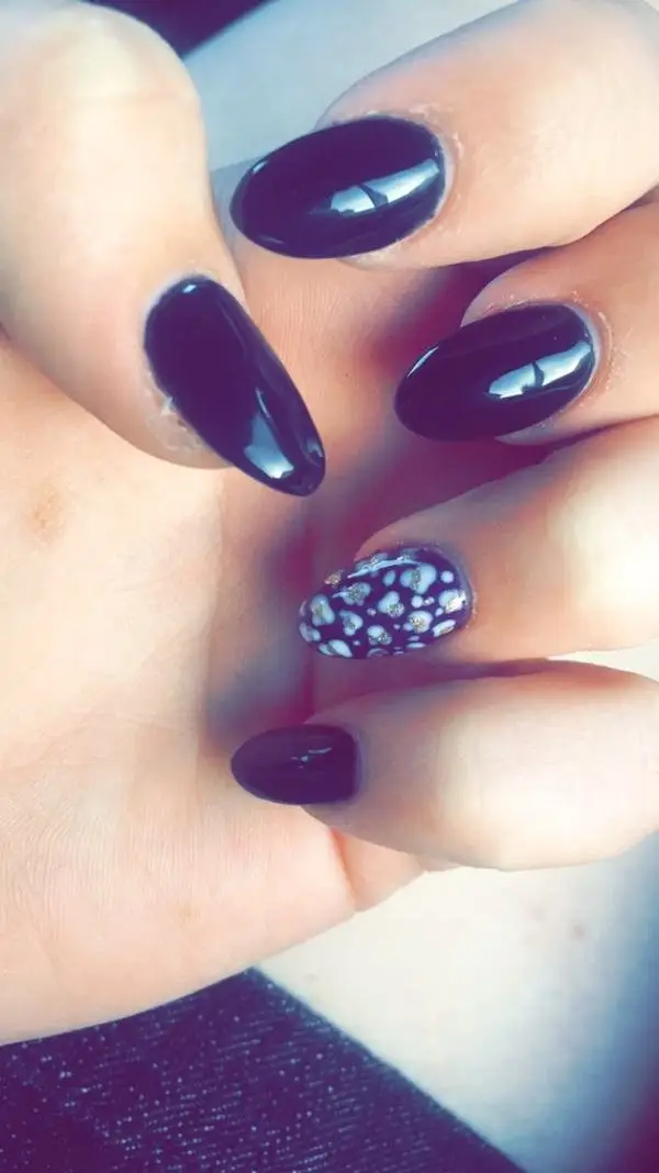 nail, color, finger, blue, purple,
