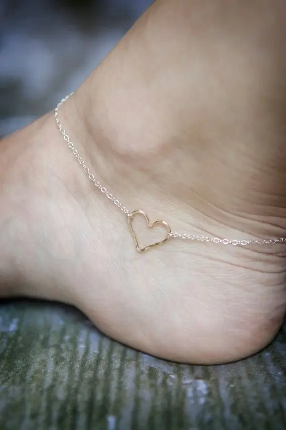 Tiny Heart Anklet