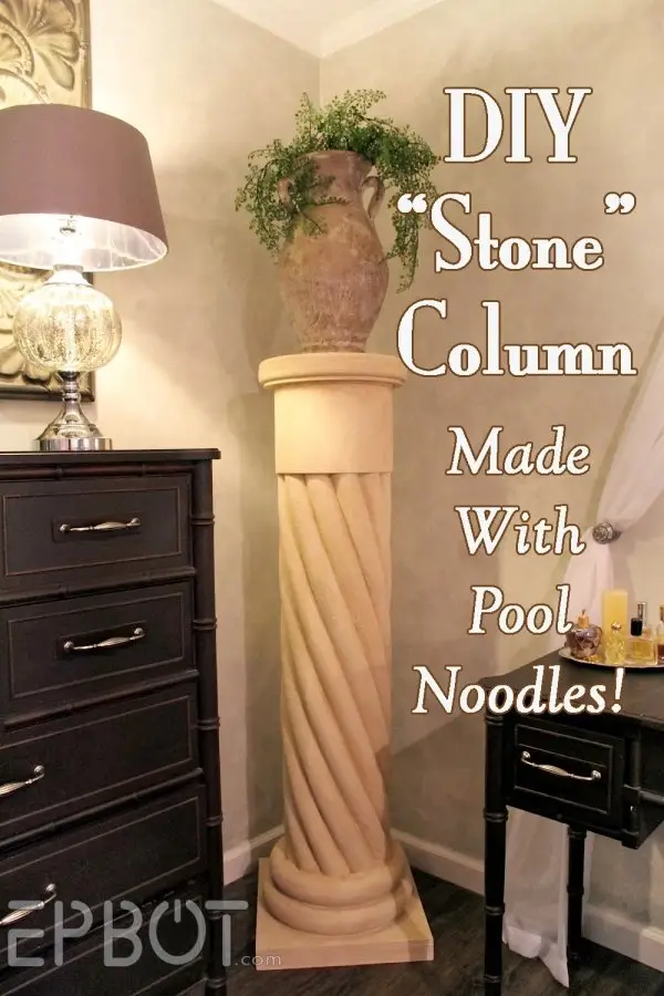 Make Your Own "Stone" Decorative Column