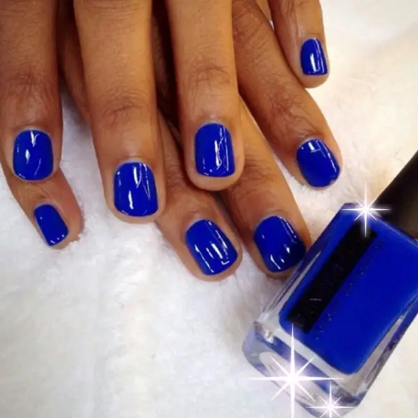 nail, color, blue, electric blue, manicure,
