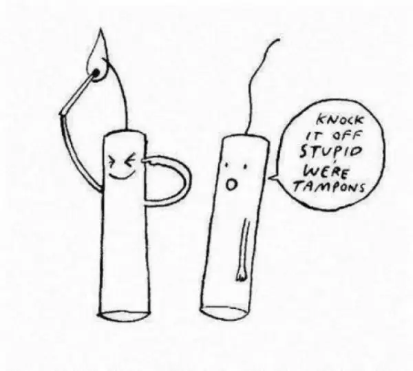 And to Finish ... Tampon Humor