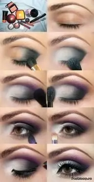 gray eye makeup