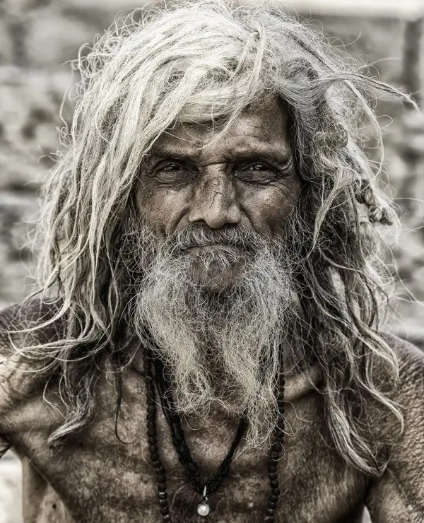 A Sadu Pilgrim from Varanasi, India