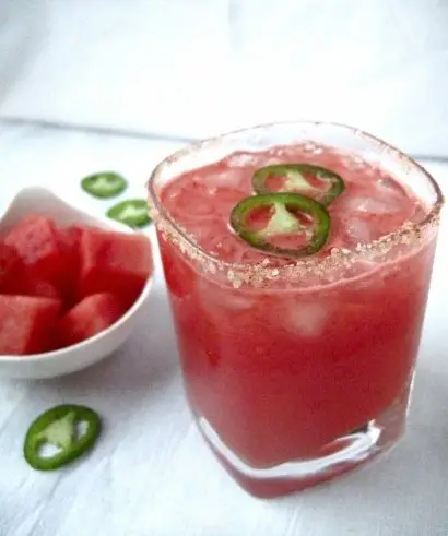 Watermelon Jalapeno Margaritas
