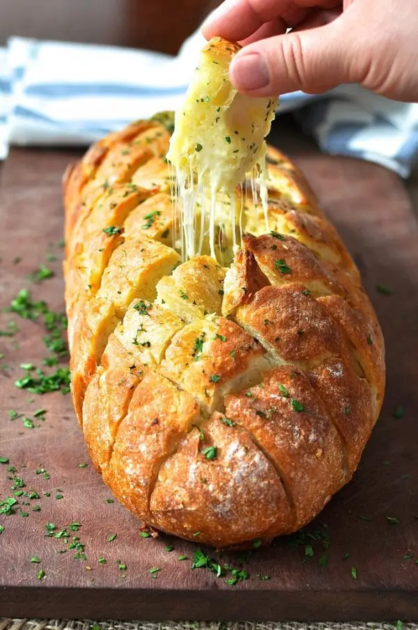 Wine & Cheese Pull-Apart Bread
