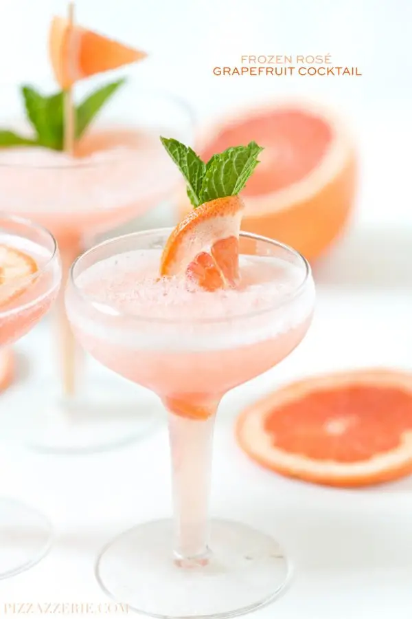 Frozen Rosé Grapefruit Cocktail