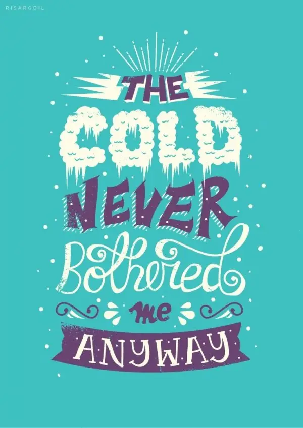 The Cold Never Bothered Me Anyways