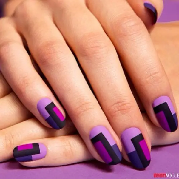 nail, purple, manicure, lilac, violet,